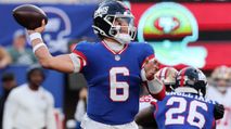 Fantasy Football Week 10 Quarterback Rankings (2025) https://cdn.fantasypros.com/wp-content/images/Jaxson_Dart_Giants/213x119.jpg