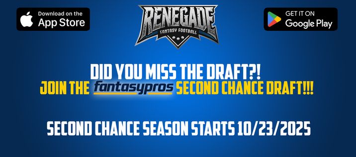 Renegade Fantasy Football: Second Chance Draft – Risers to Target