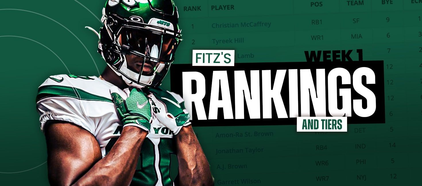 Fantasy Football Rankings, Tiers & Start/Sit Advice (Week 1)