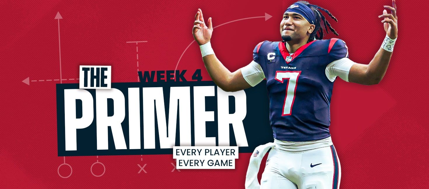 The Primer: Week 4 Edition (2024 Fantasy Football)