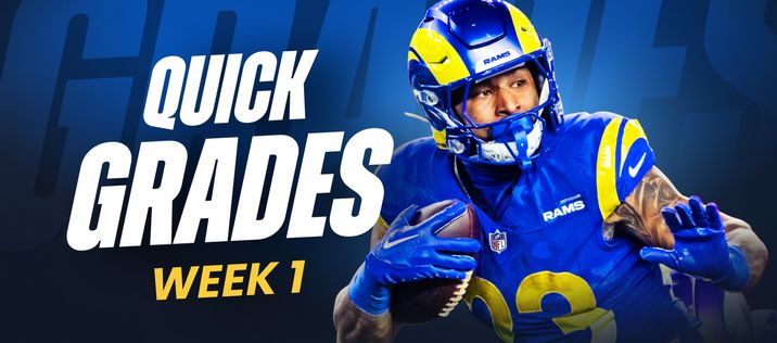 Fantasy Football Week 1 Rankings, Grades & Start/Sit Advice (2025)