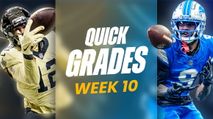 Fantasy Football Week 10 Rankings, Grades & Start/Sit Advice (2025) https://cdn.fantasypros.com/wp-content/images/quick_grades_week_10_comp/213x119.jpg