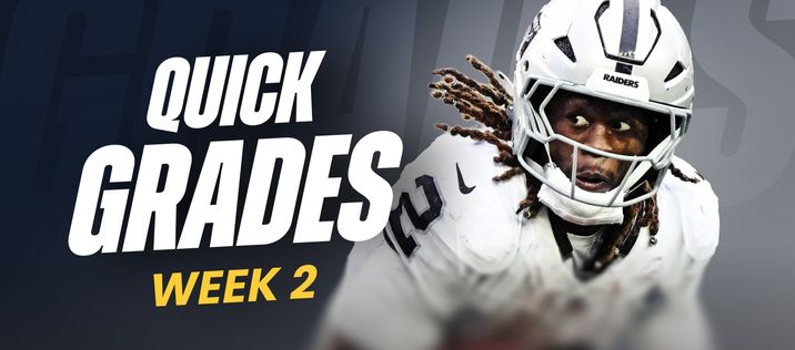 Fantasy Football Week 2 Rankings, Grades & Start/Sit Advice (2025)