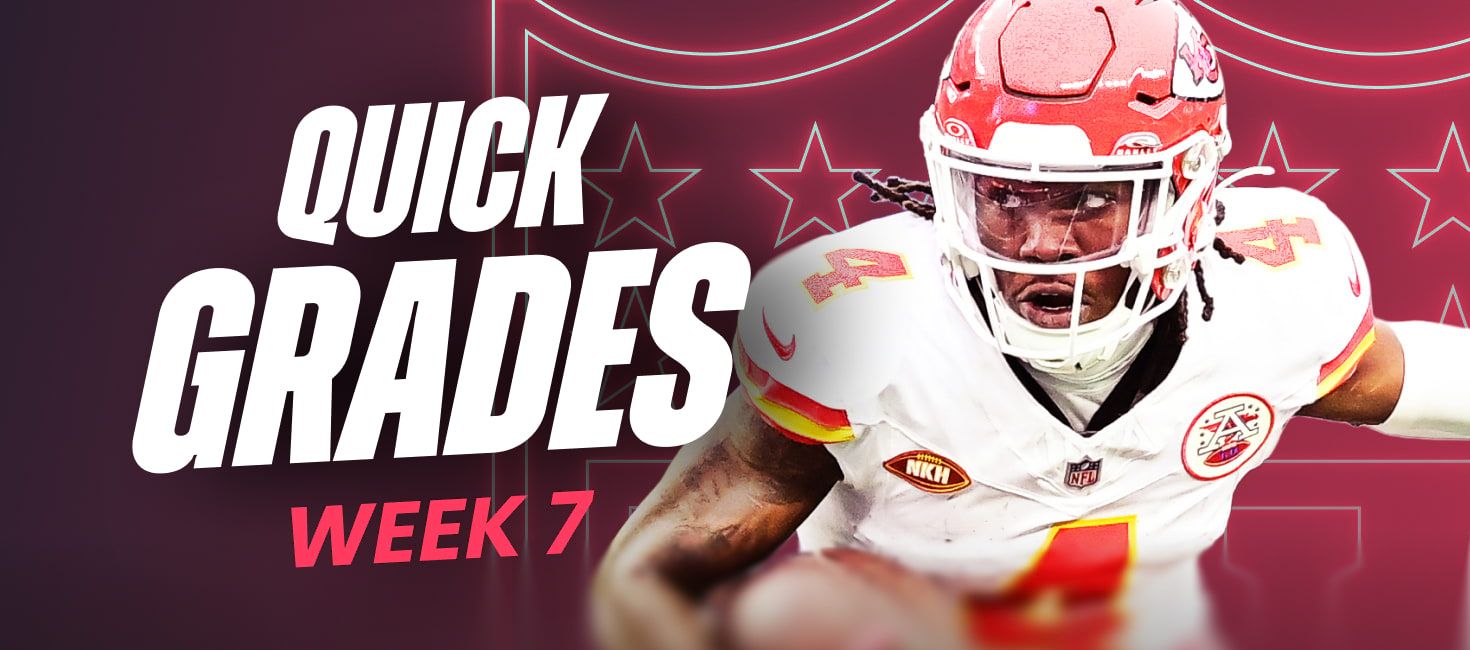 Fantasy Football Week 7 Rankings, Grades & Start/Sit Advice (2025)