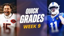 Fantasy Football Week 9 Rankings, Grades & Start/Sit Advice (2025) https://cdn.fantasypros.com/wp-content/images/quick_grades_week_9_comp/213x119.jpg