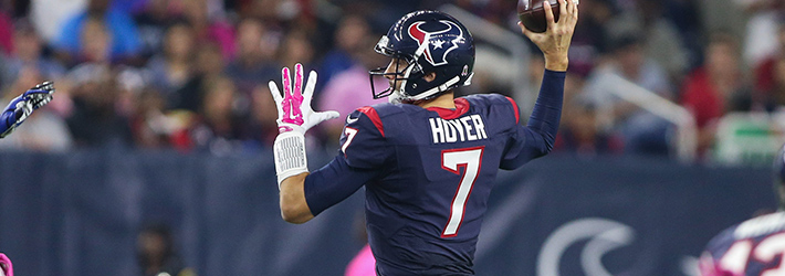 Brian Hoyer should get plenty of opportunities to throw against the Saints