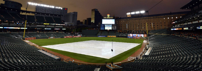 Several MLB ballparks will have rather cool temperatures this evening