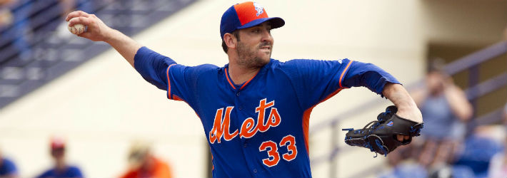 Matt Harvey will be a favorite pick tonight in a lackluster slate of SPs