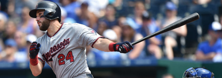 Trevor Plouffe ended the first half on a high note