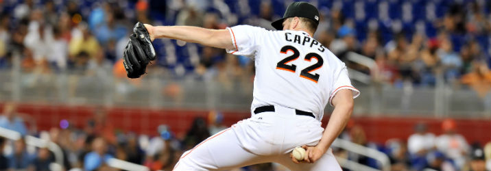 Carter Capps and the rest of the Marlins' sneaky good bullpen prevent DFS players from maximizing the value of their hitters' at-bats