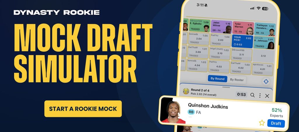 dynasty rookie mock draft simulator