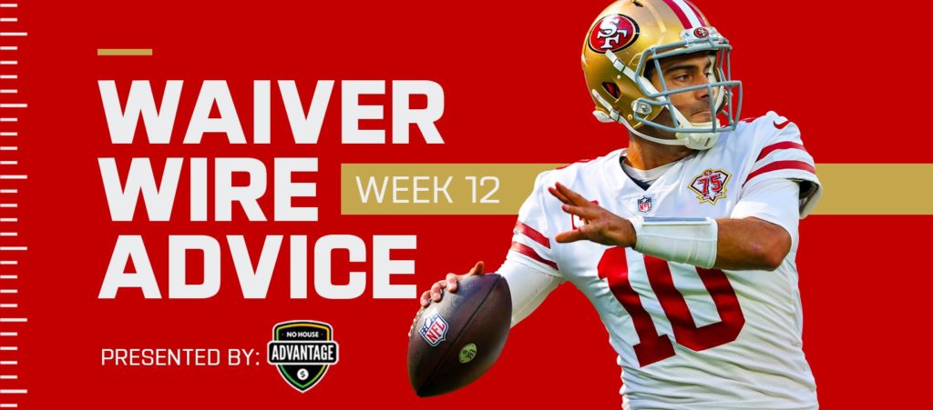Fantasy Football Week 12 Waiver Wire Advice