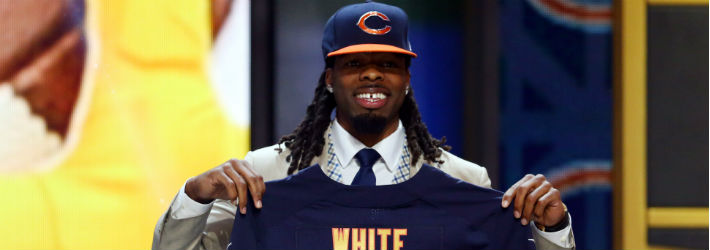 How will Kevin White perform after missing his entire rookie campaign last year due to a fractured shin?