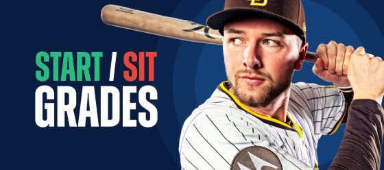 Fantasy Baseball Rankings, Grades & Start/Sit Advice
